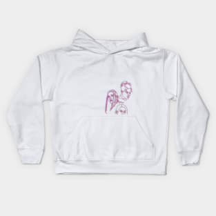 chase atlantic line drawing Kids Hoodie